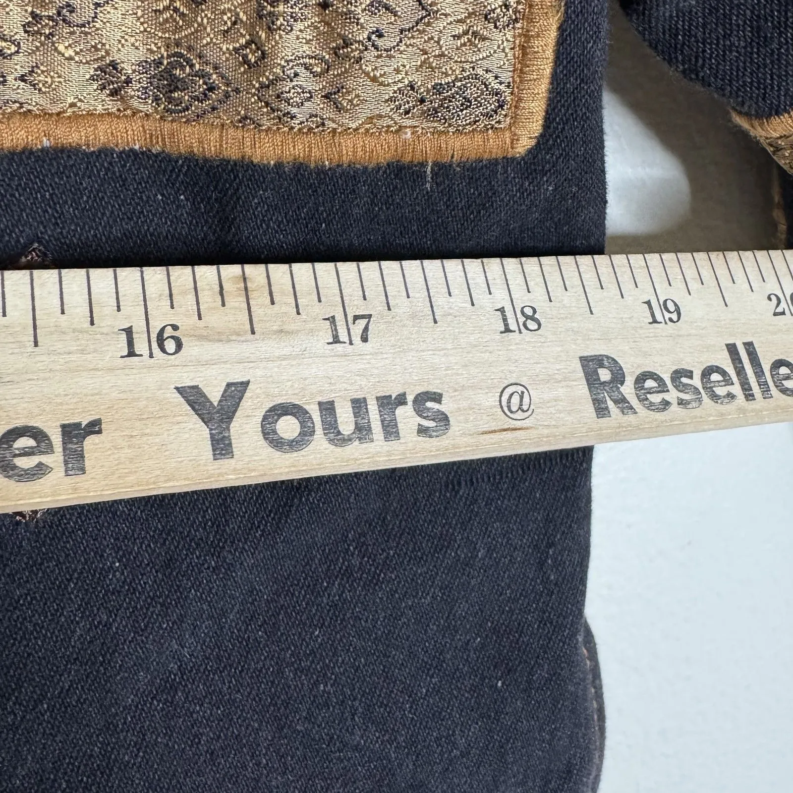 Yak Magik Jacket Womens Large Black Boho Embroidered Western Tassel Nepal Unique - Image 8