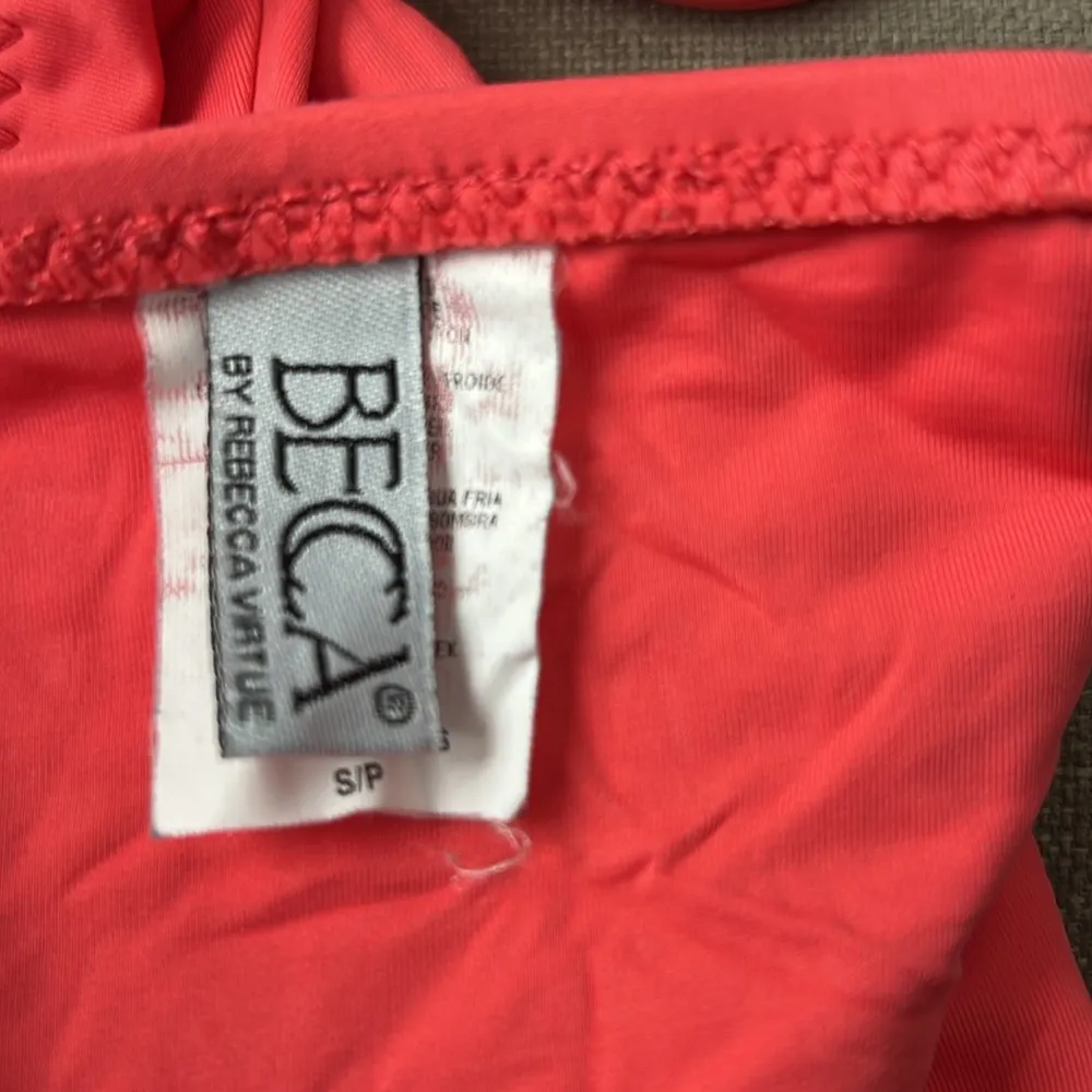 BECCA Crochet Detail 2-Piece Swimsuit, NWT Bra Size M, Bottom Size S - Image 8