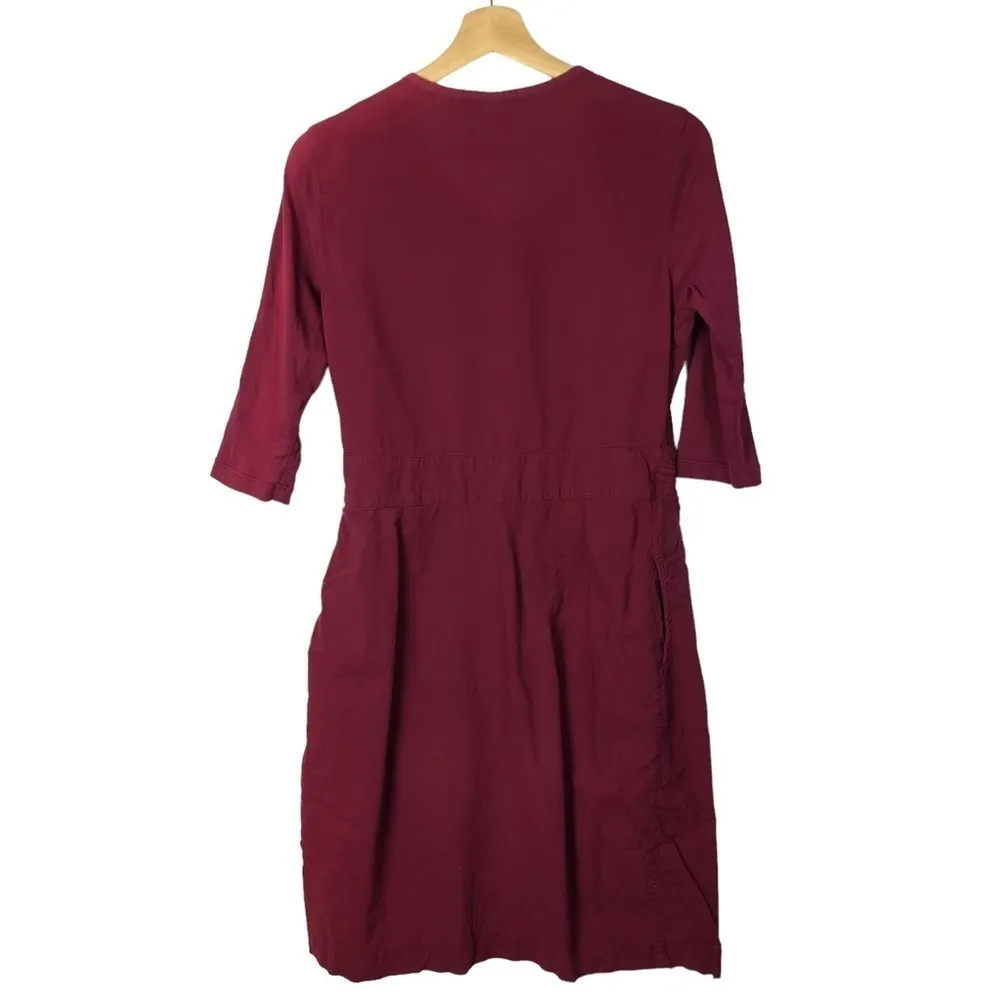Prairie Underground Red Button Down Knee Length Dress S - Image 2