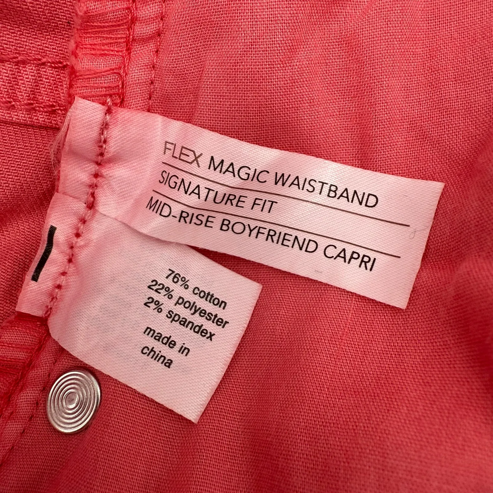 Lane Bryant Jeans SZ 22 NWT Boyfriend Capri Signature Fit Midrise Cotton Stretch - Image 7