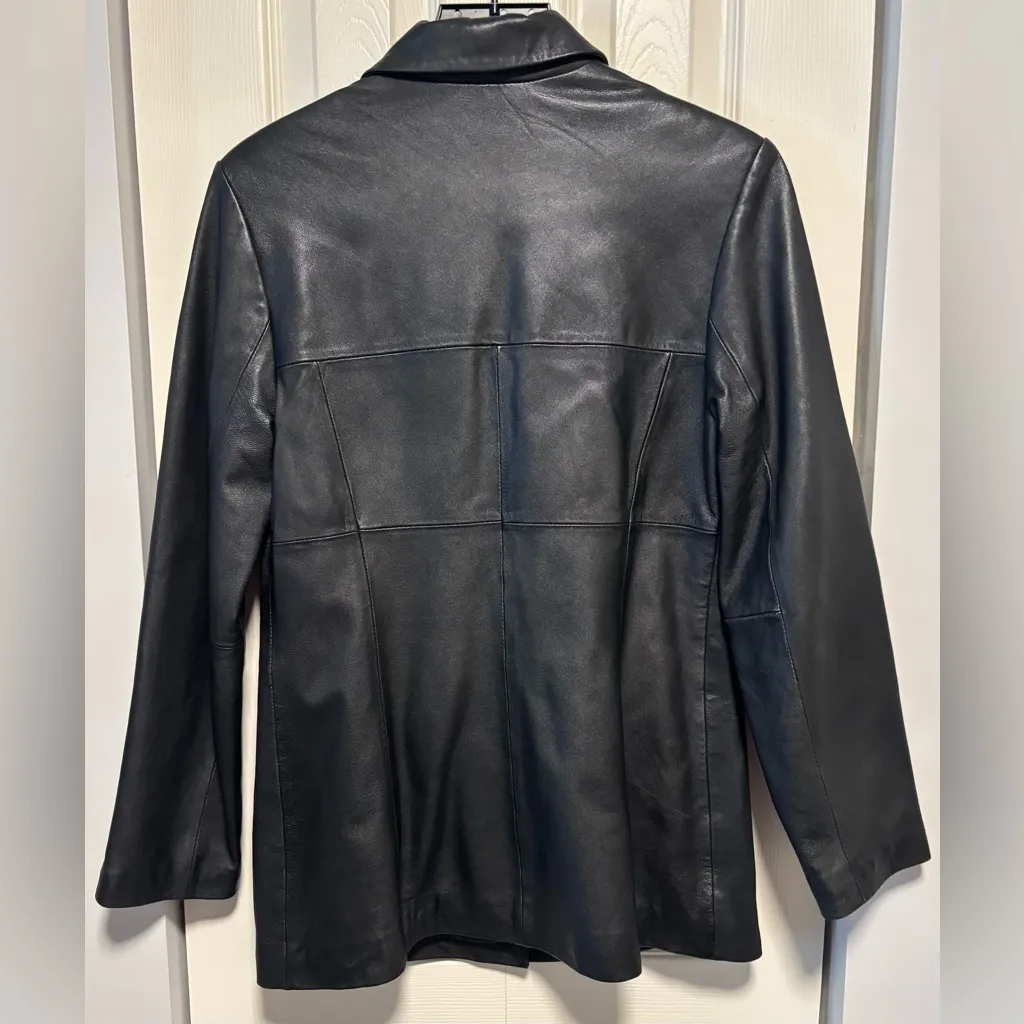 Sonoma Women’s Vintage Lambskin Leather Coat - Image 3