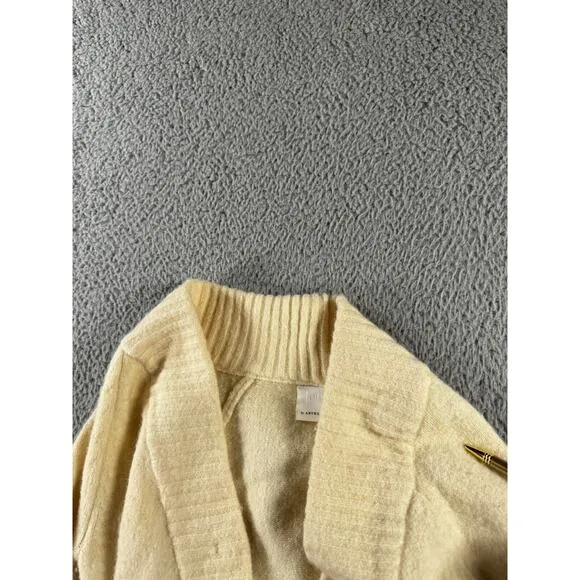 Anthropologie Sweater Women XS Wrap V Neck Merino Wool Long Sleeve - Image 6
