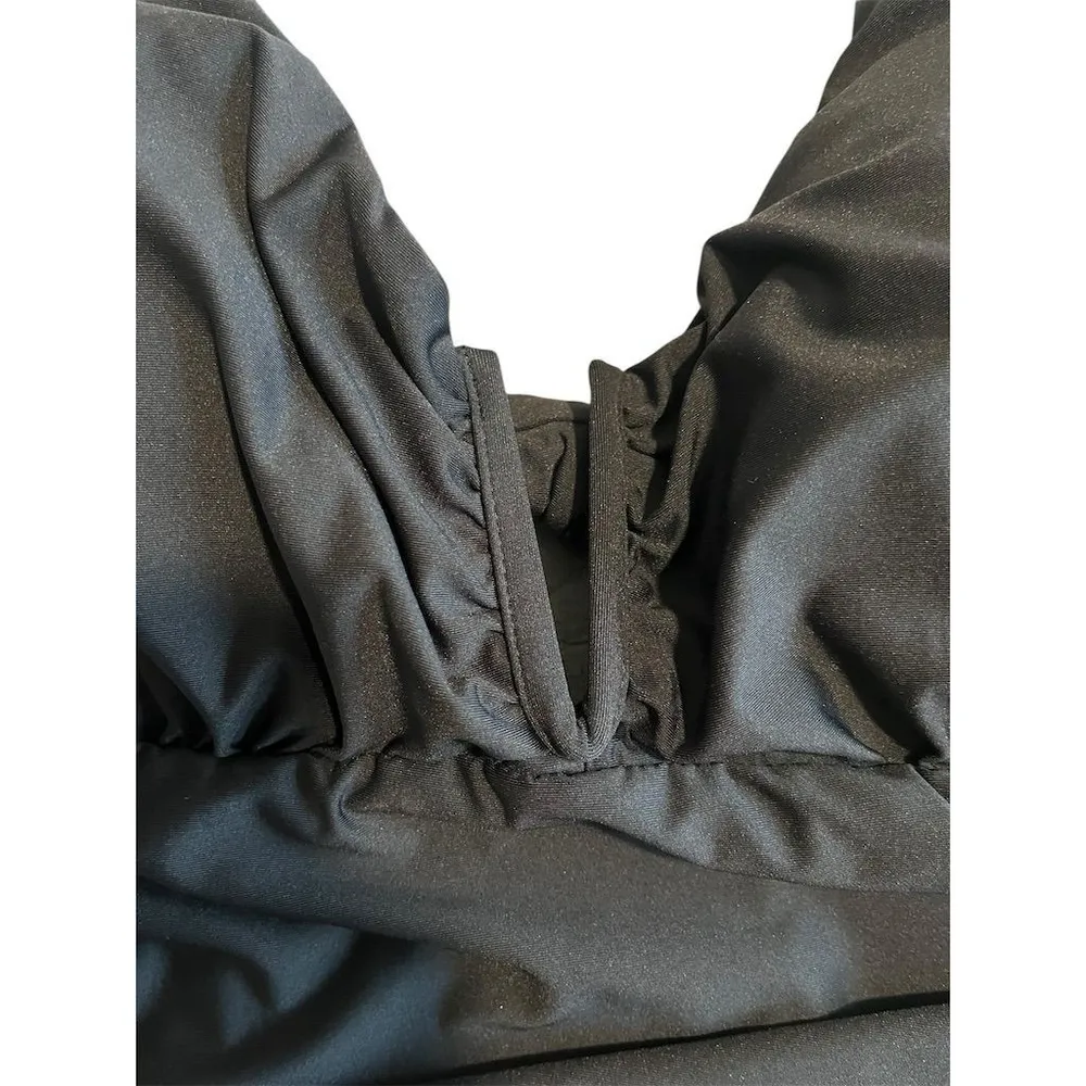 Sunset Tankini Women's M Black Bikini Swim Top Two - Image 4