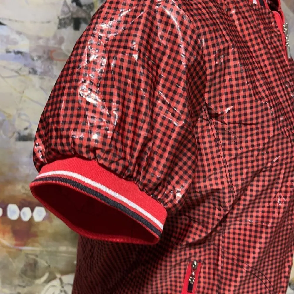 Whimsical Women’s Golf Windbreaker Full Zip Red Size XL - Image 7