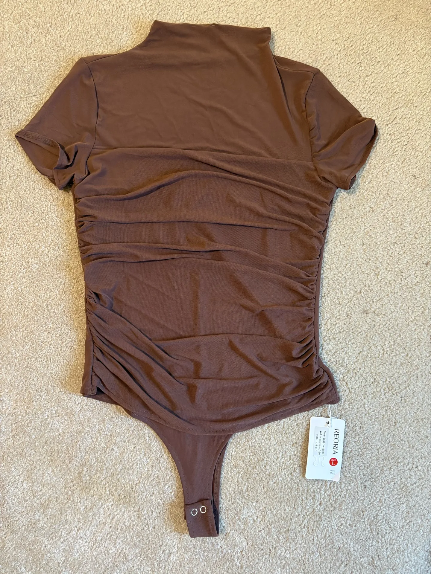Brown Bodysuit Size L - Image 2
