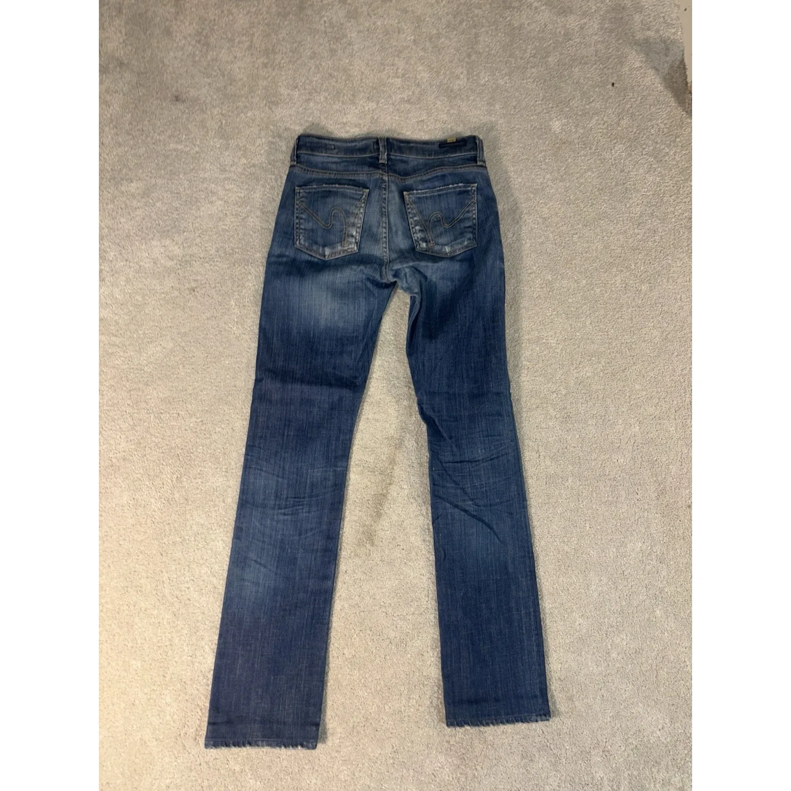 Citizens of Humanity Jeans Womens 25 Elson Medium Rise Straight Leg Blue‎ Denim - Image 9