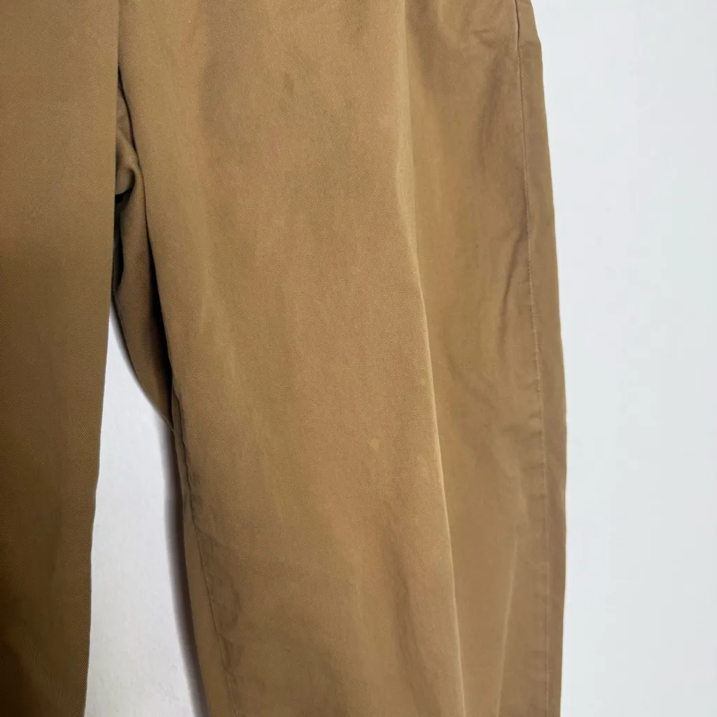 Everlane Women’s Easy Pants Khaki Brown Elastic Waist Tapered Size 6 - Image 3