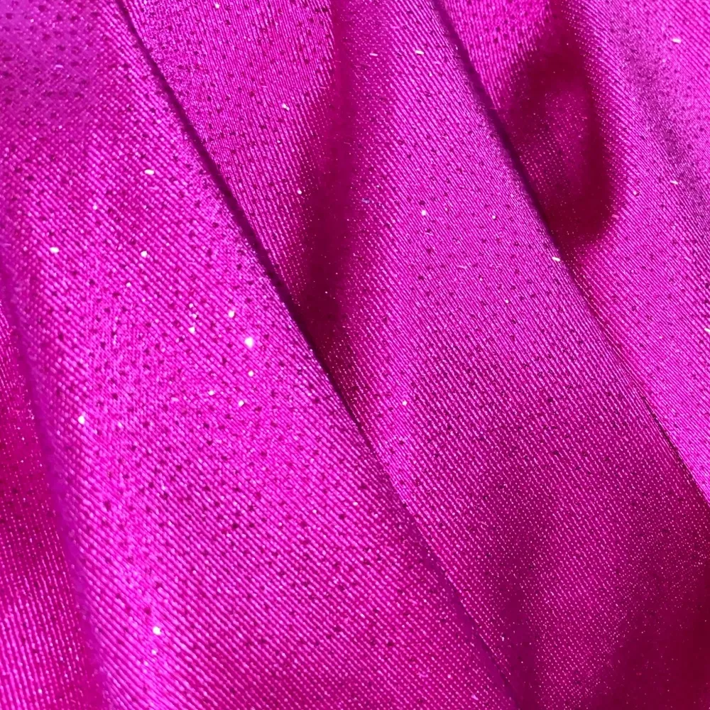 NEW! Emerald Sundae Ruched Body-con Women’s Hot Pink Sparkly Dress Size L - Image 2