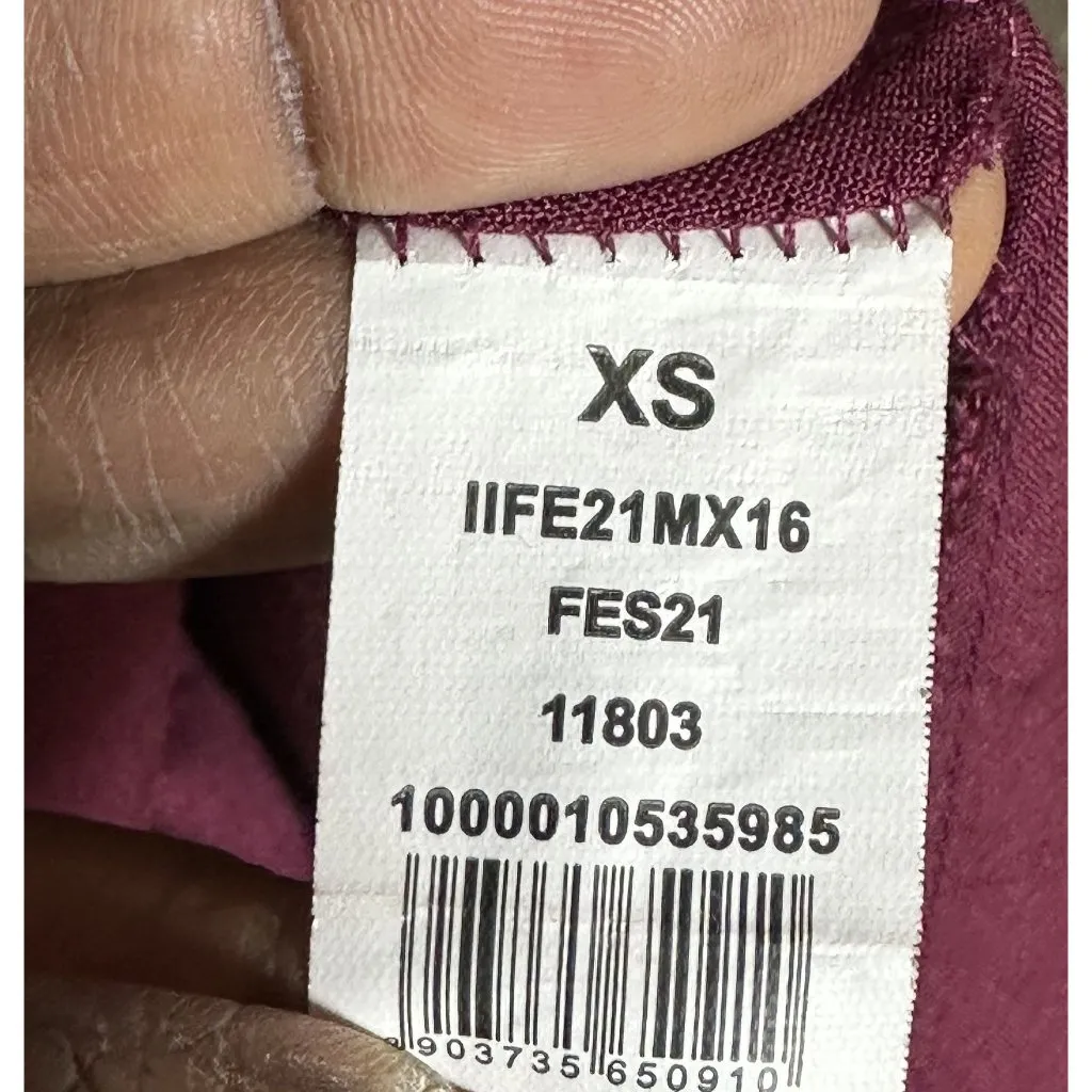 MAX Boho Embroidered Maxi Dress XS Plum Purple Gold Indian Viscose - Image 8