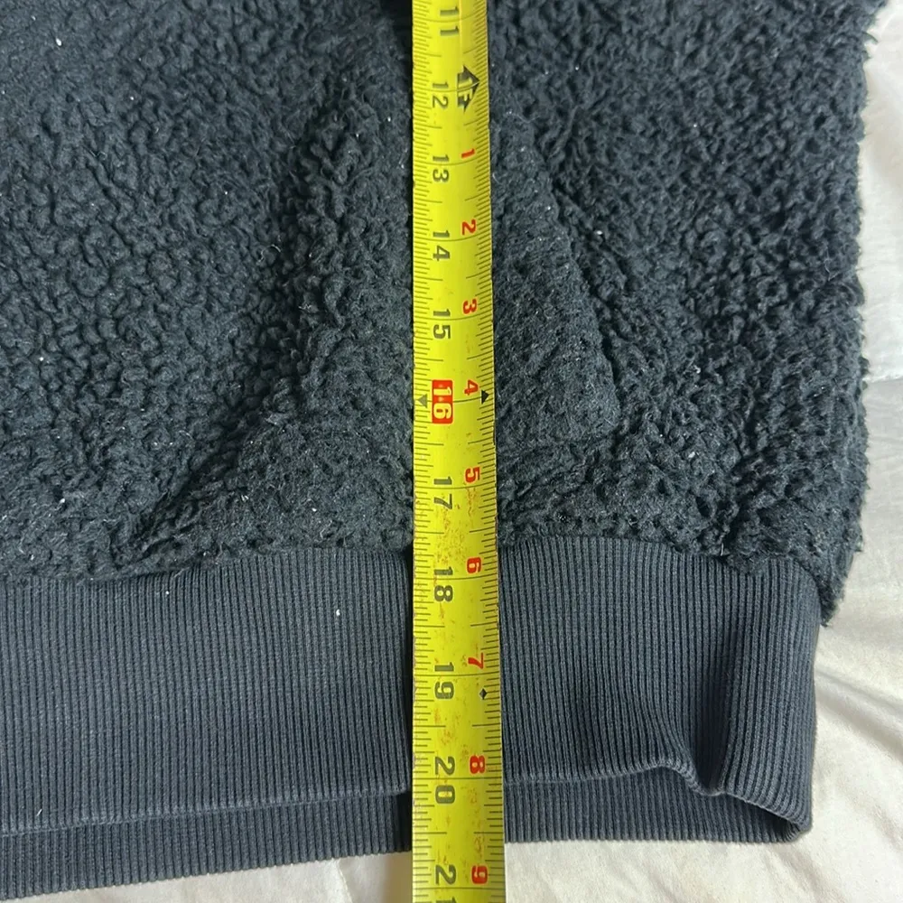 Lululemon quarter zip Sherpa hooded kangaroo pocket Size 4 - Image 10