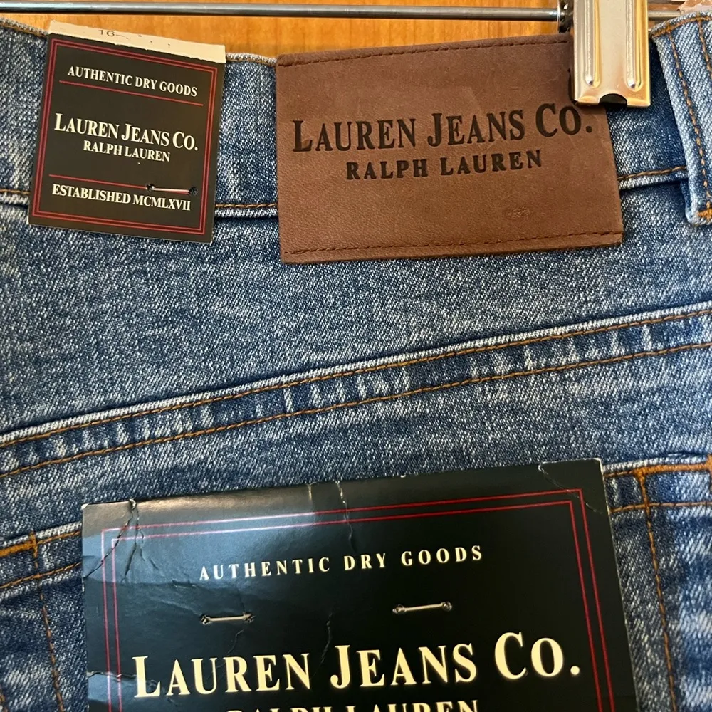Lauren Jeans Co. Ralph Lauren Authentic Dry Goods Vintage Blue Denim Jean Shorts - Image 15
