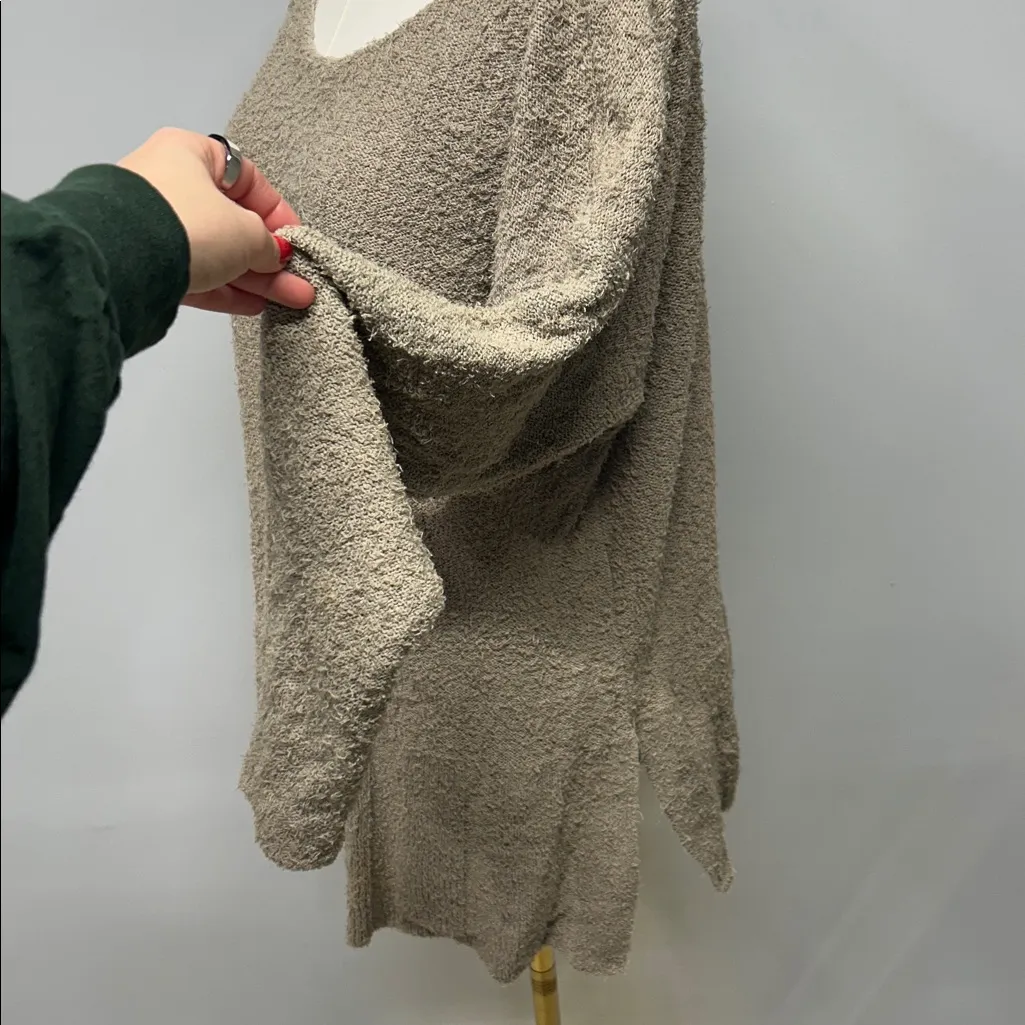 Flax by Jeanne Englehart Sweater S/M Lagenlook Oversized Knobby Indie Granola - Image 3
