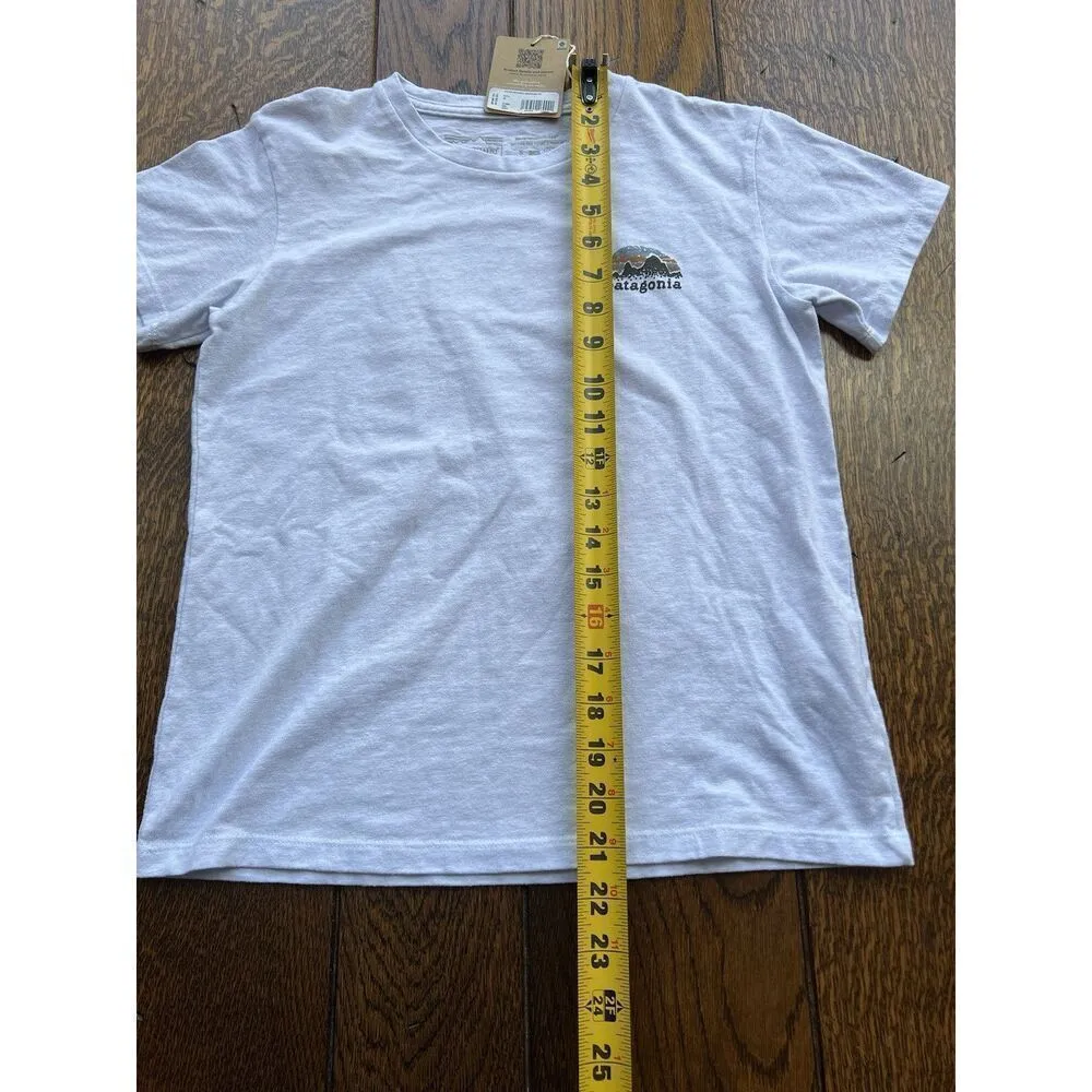Patagonia Women's '73 Skyline Easy-Cut Responsibili-Tee White XS NWT - Image 4