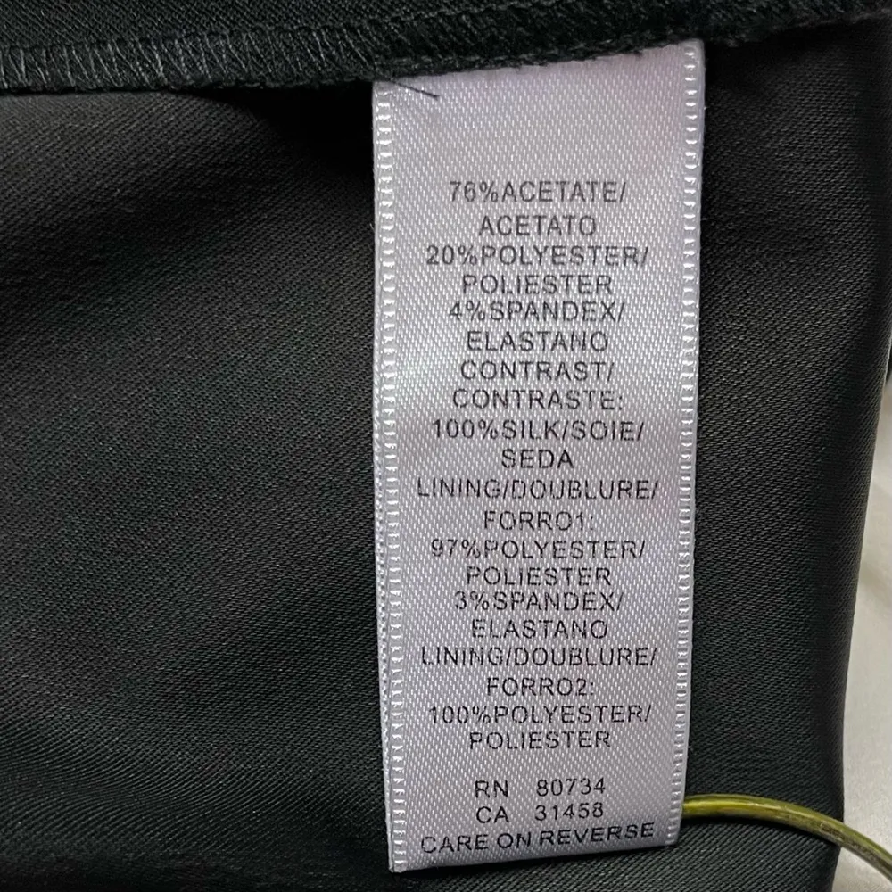 BCBGMAXAZRIA Bicolor Ruffle Halter Dress size 0 - Image 8