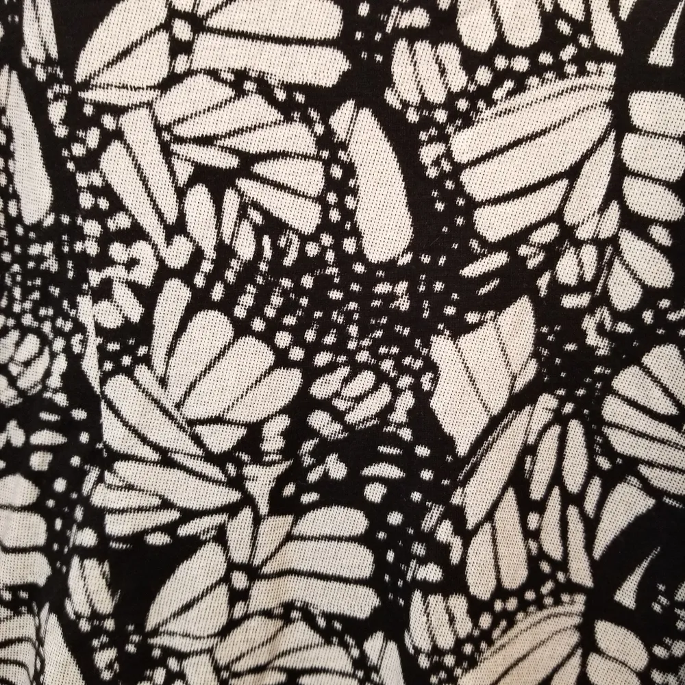 {M} Urban Outfitters Butterfly Pattern Black and White Bodycon - Image 4