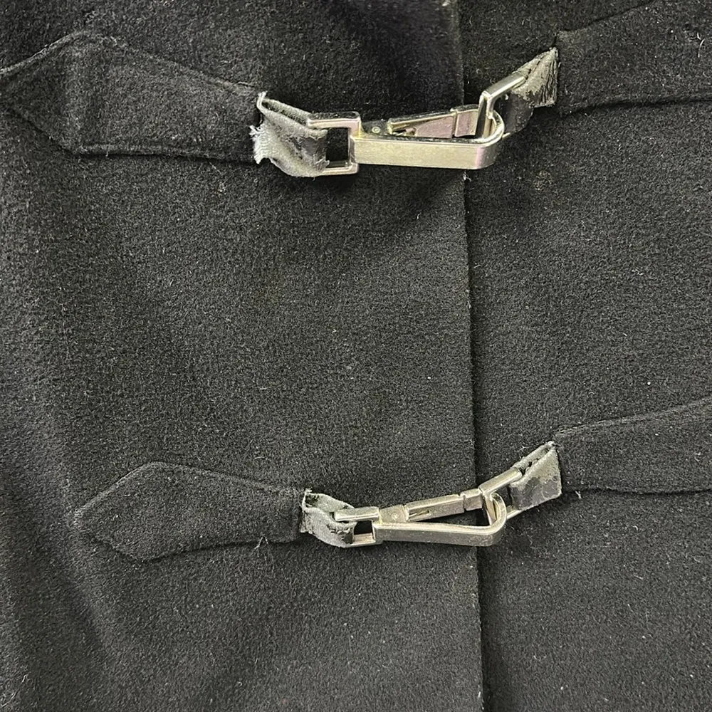 Wool And Cashmere Vintage Larry Levine 3 Quarter Sleeve Peacoat Size 10 Medium - Image 9