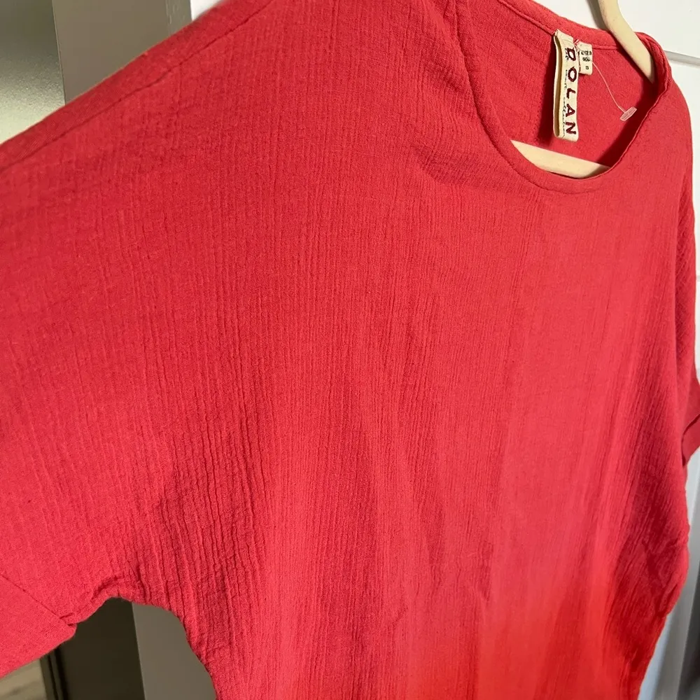 NWOT Anthropologie Dolan Left Coast Collection Ombré Cotton Gauze Top | XS - Image 4