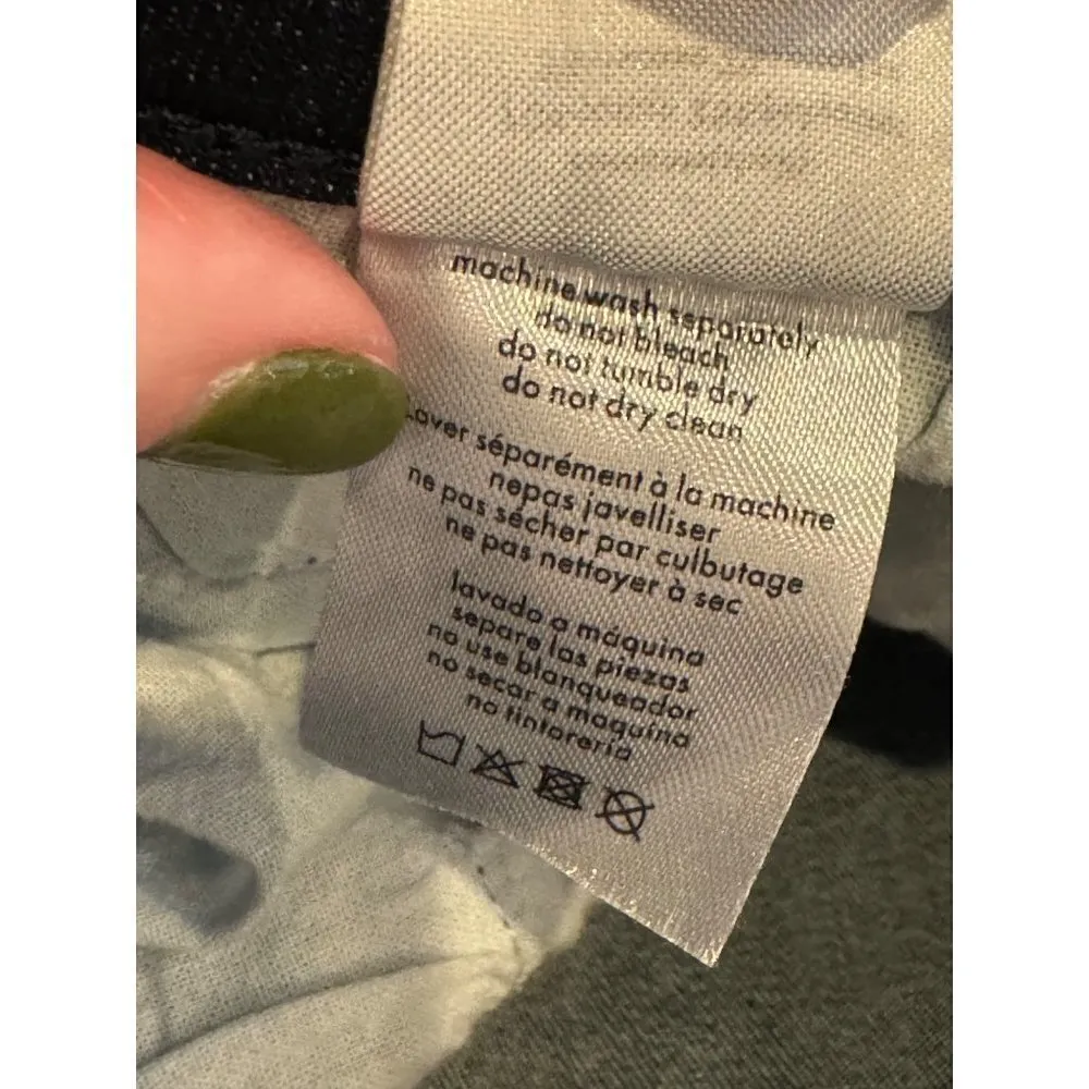 WEWOREWHAT Blue Dark Wash High RIse Straight Leg Jeans Size 28 - Image 10