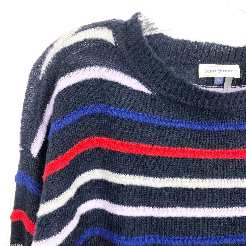 Court & Rowe Amelia sweater in navy crush size small - Image 5