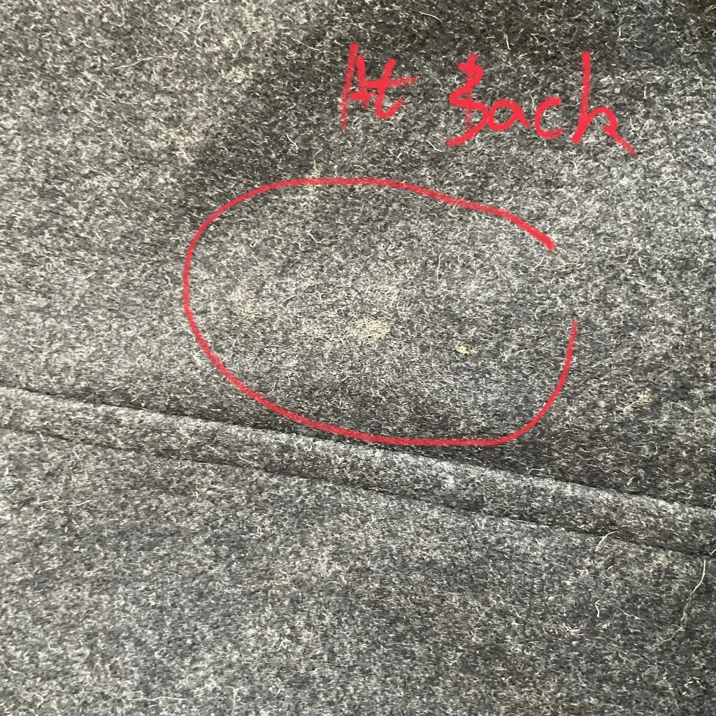 st john's bay women wool coat Gray SZ PETITE S BUST 38 - Image 6