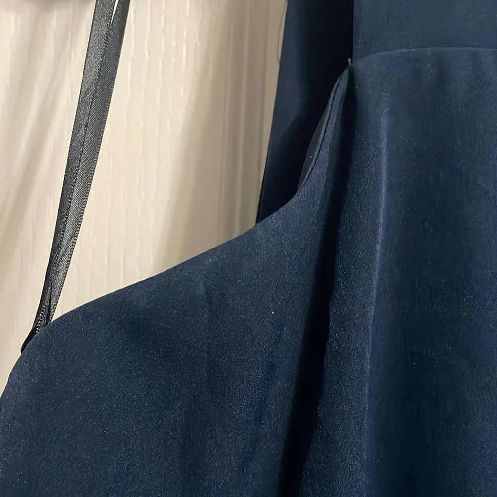 Milly Navy Cady Angular Trapeze Dress - Image 6