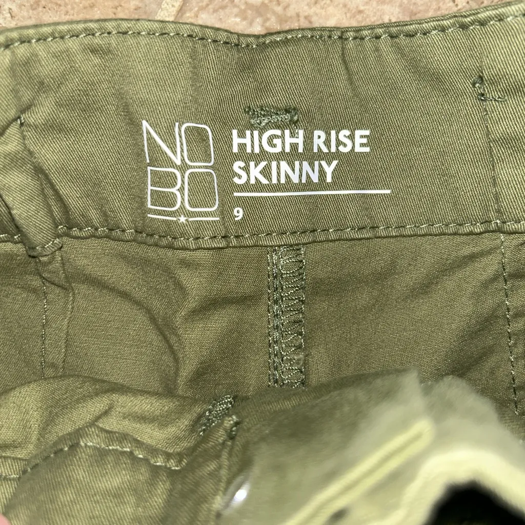 NOBO High rise Green Skinny Dress Pants(Size 9) - Image 6