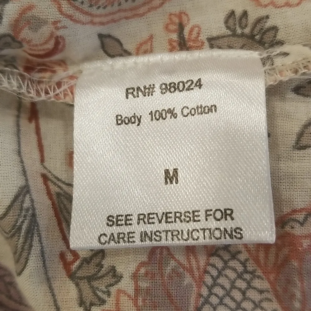 💕ANTHROPOLOGIE LOVE THE LABEL💕 Botanical Top M - Image 13