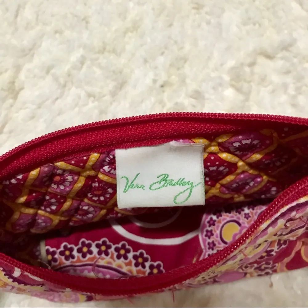 Vera Bradley Red Raspberry Fizz Crossbody Bag Purse Retired Pattern - Image 5