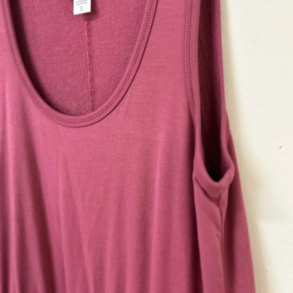 Athleta‎ Berry Rose Women’s Romper size Large Tie waist - Image 4