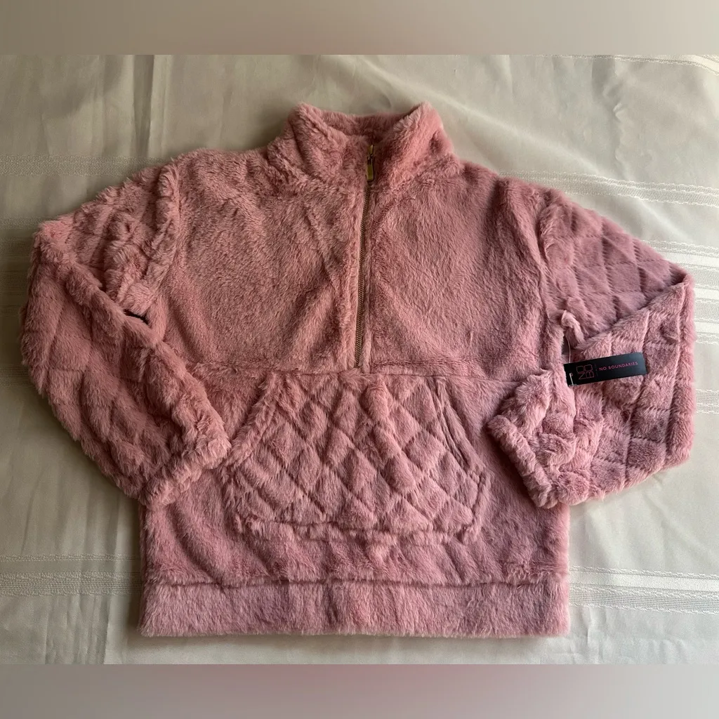No Boundaries Blush Teddy Jacket - Image 7