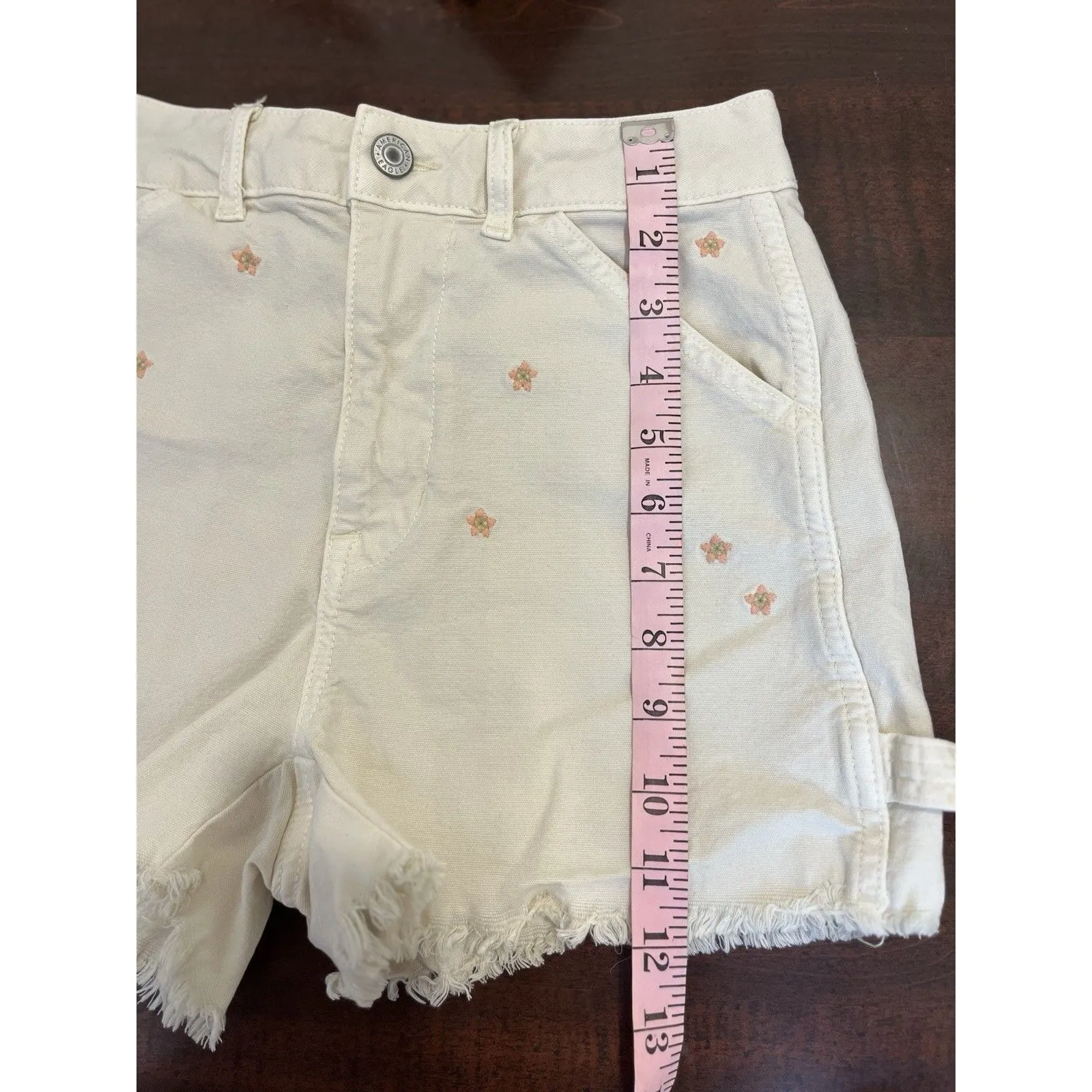American Eagle Outfitters Highest Rise 90s Boyfriend Carpenter Short Womens 24 - Image 5