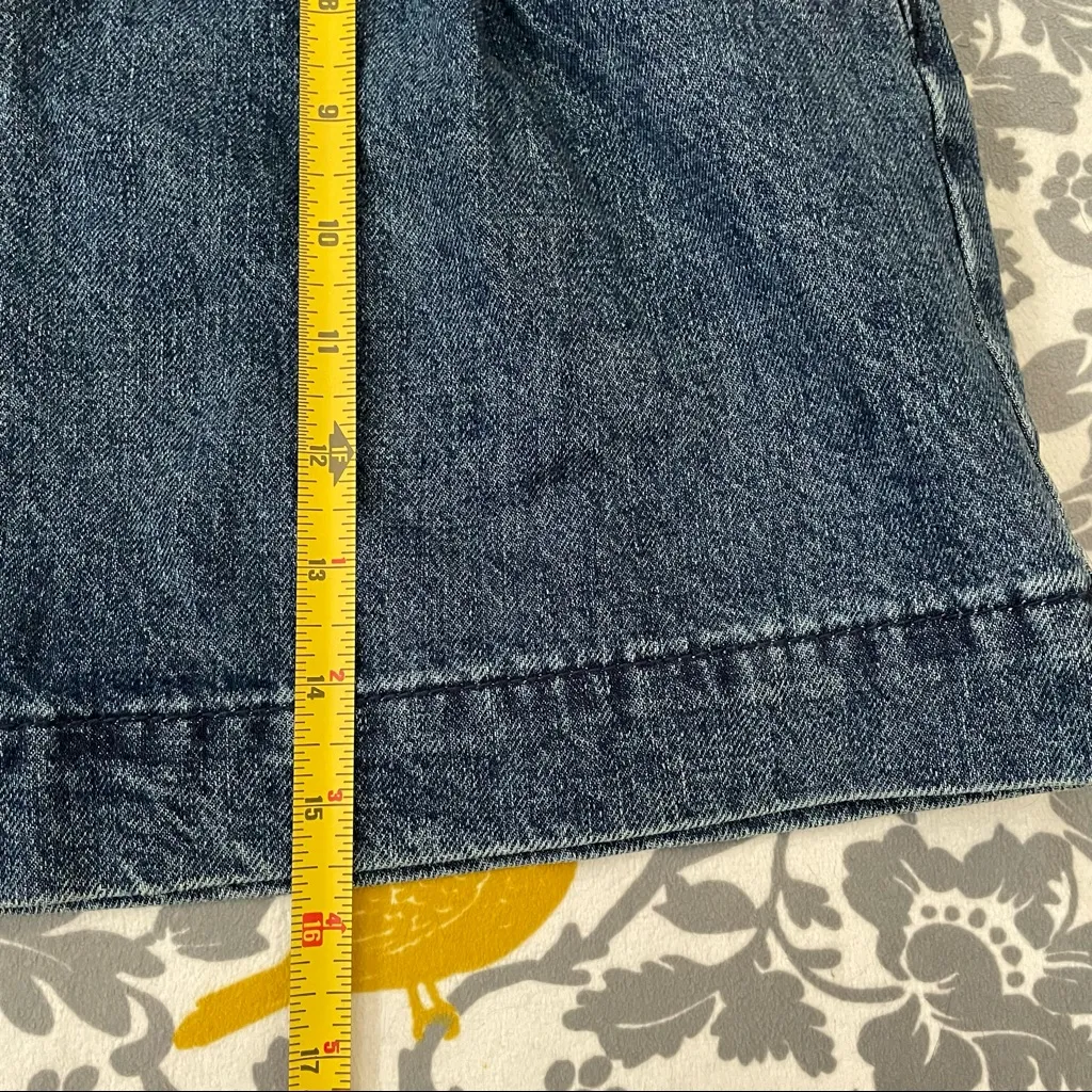 We the Free Belted Denim Mini Skirt EUC Size 27 - Image 2