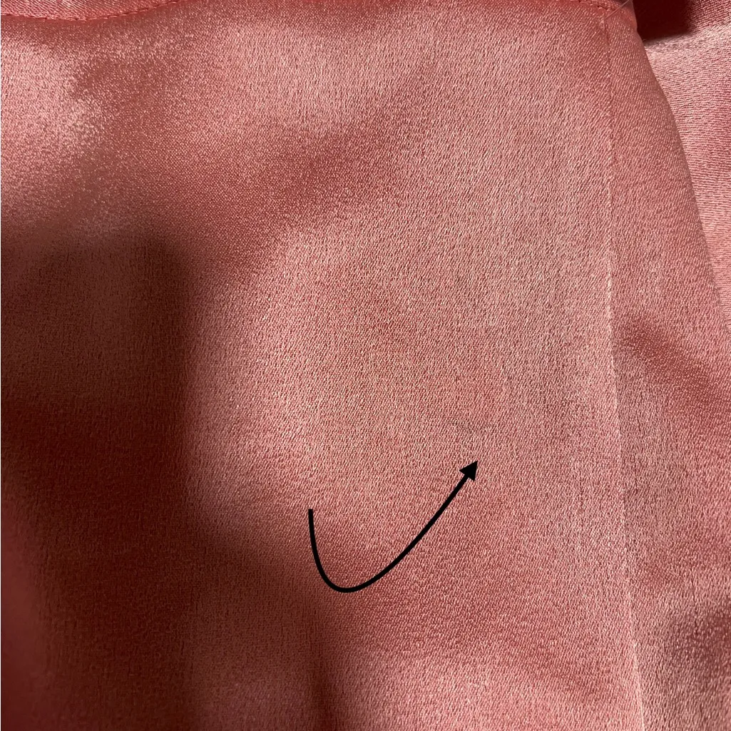 Alice + Olivia $395 Deanna Pink Rose Wide Leg Satin Pants Feminine Coquette - Image 11