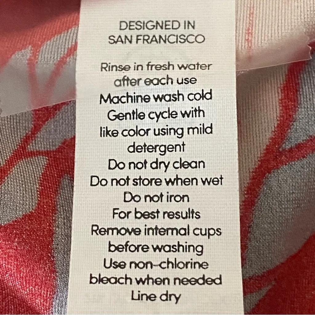 ATHLETA Aqualuxe Paradaiso Blousy Tankini Top radiant red Small NEW WITH TAGS - Image 14