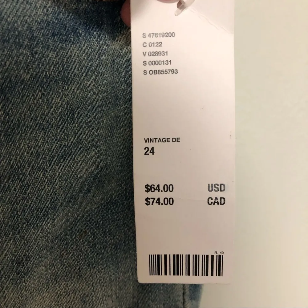 Urban Outfitters BDG Jeans Slim Straight Vintage Distressed New 24 - Image 5