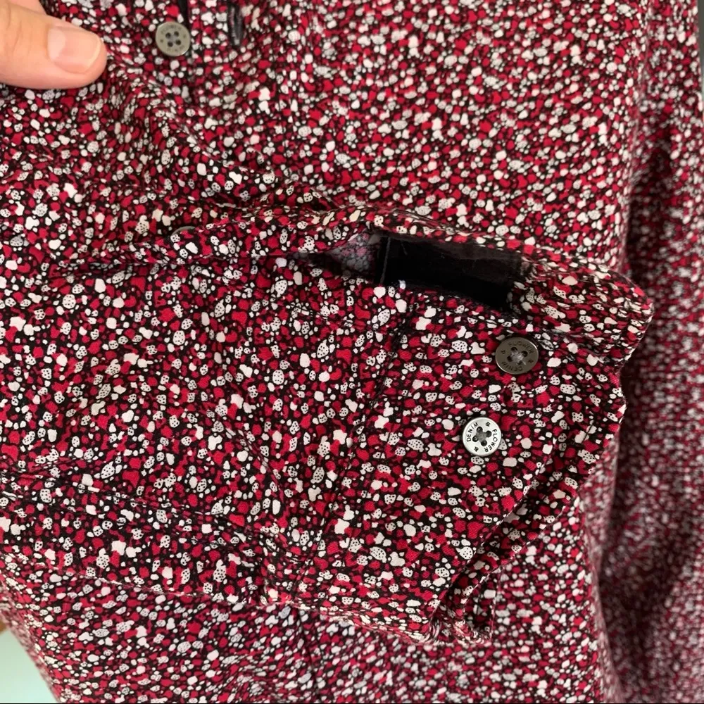 Denim & Flower Ricky Singh Ditsy Floral long Sleeve Button Down Shirt Small S - Image 3