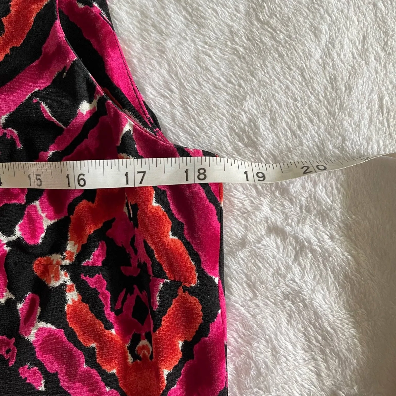 AB Studio Women’s‎ Geometric Sleeveless Sheath Dress Size Large - Image 5