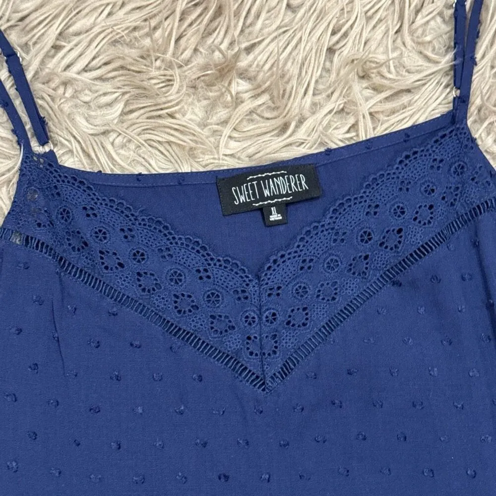 Sweet wanderer blue mini dress XL - Image 2