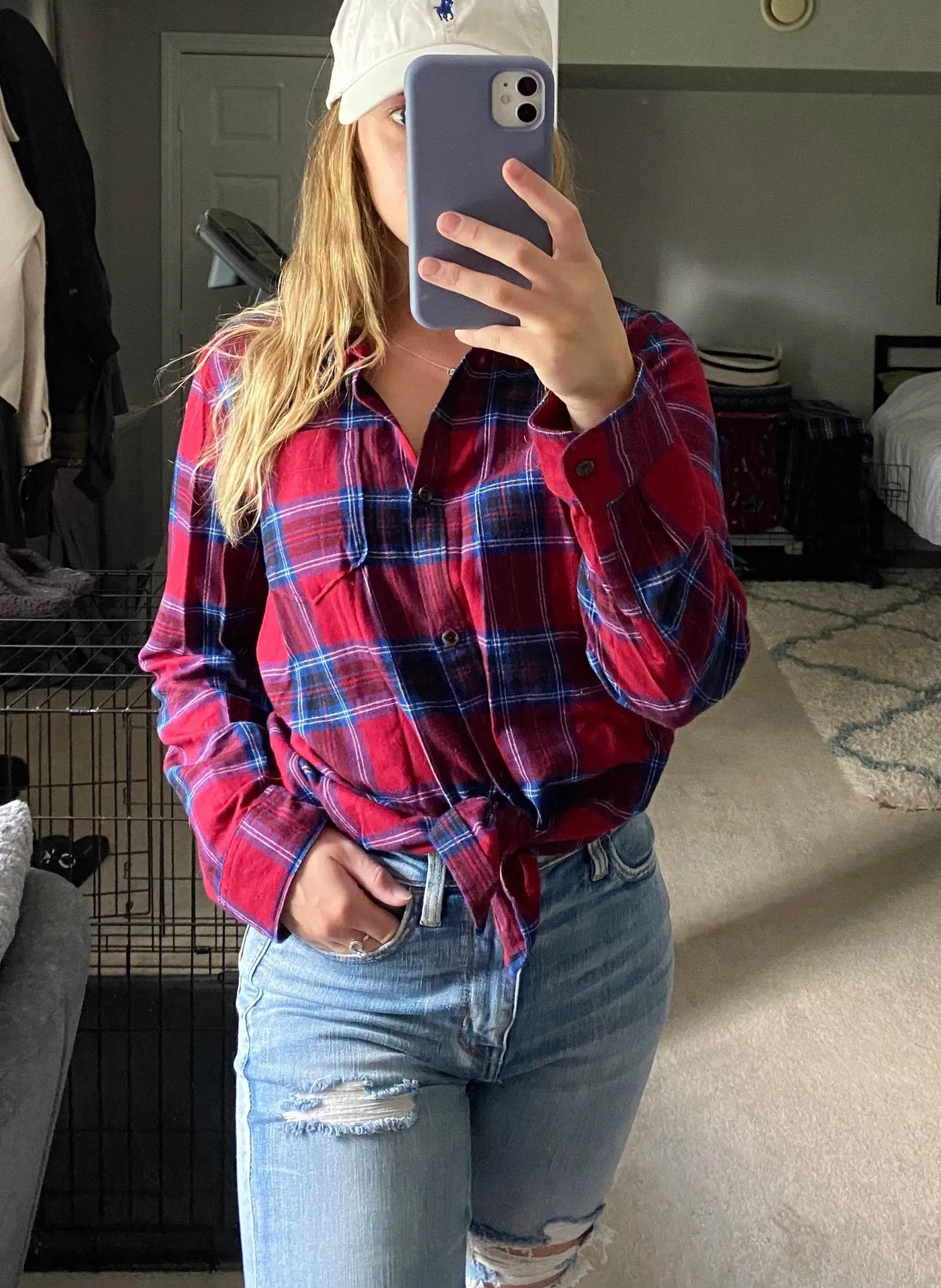 Plaid Flannel Shirt - Image 3