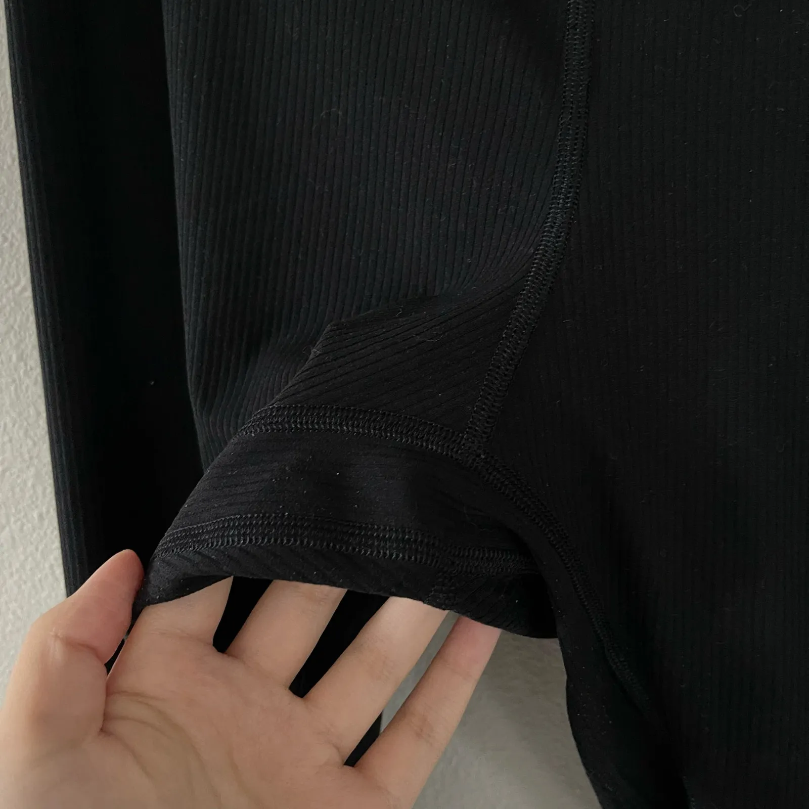 Lululemon Align Ribbed Black Leggings (Size 12) - Image 6