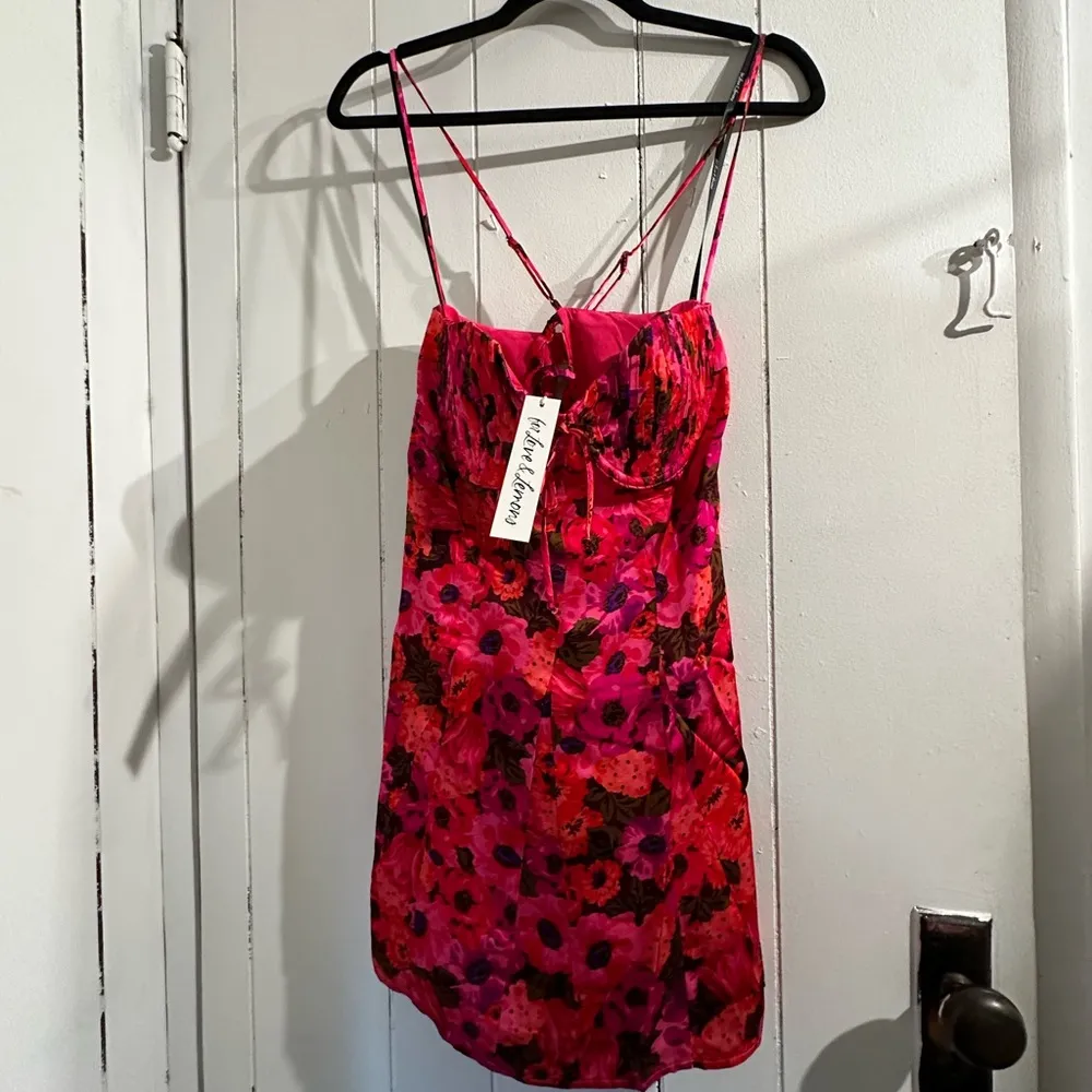 NWT For Love & Lemons Wendy Floral Mini Dress - Image 5