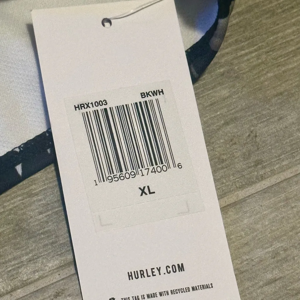 Hurley Tropical Black and White Bikini - Image 3