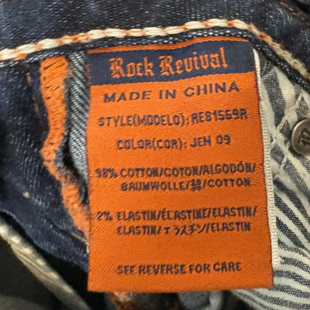 Rock Revival Jen Cutoff Jeans‎ Size 27 - Image 12