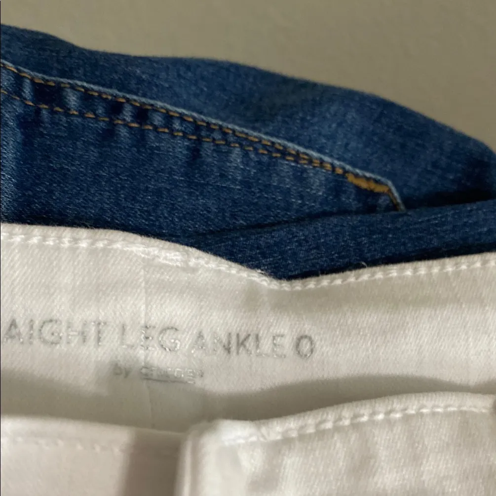 Chico's White Straight Leg Jeans - Image 3