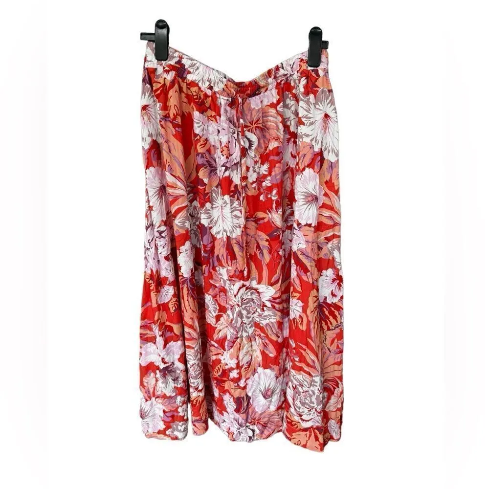 MINKPINK Josie Maxi Skirt In Pink Floral XXL NWT - Image 2
