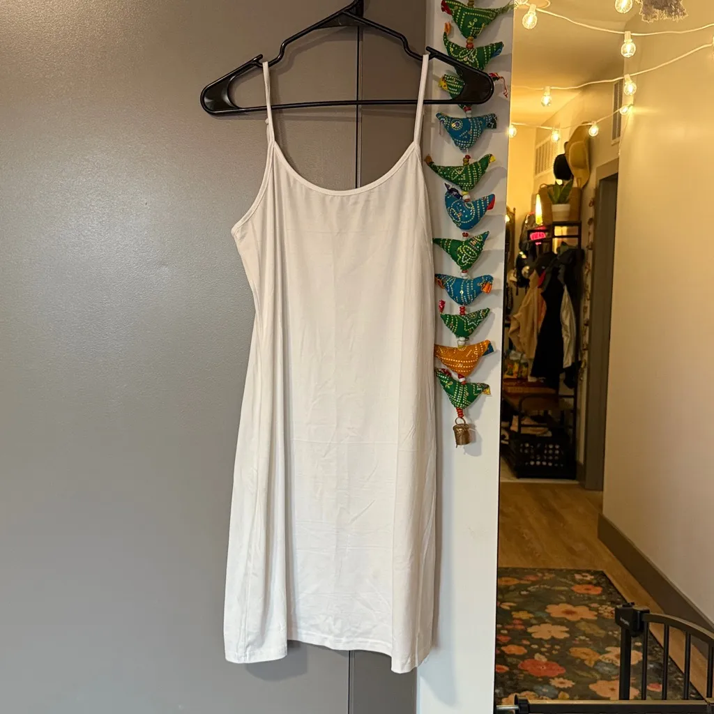 Buauty 2 Packs Slip Dress, Spaghetti Strap Dresses Cami Halter Neck Slips - Image 4