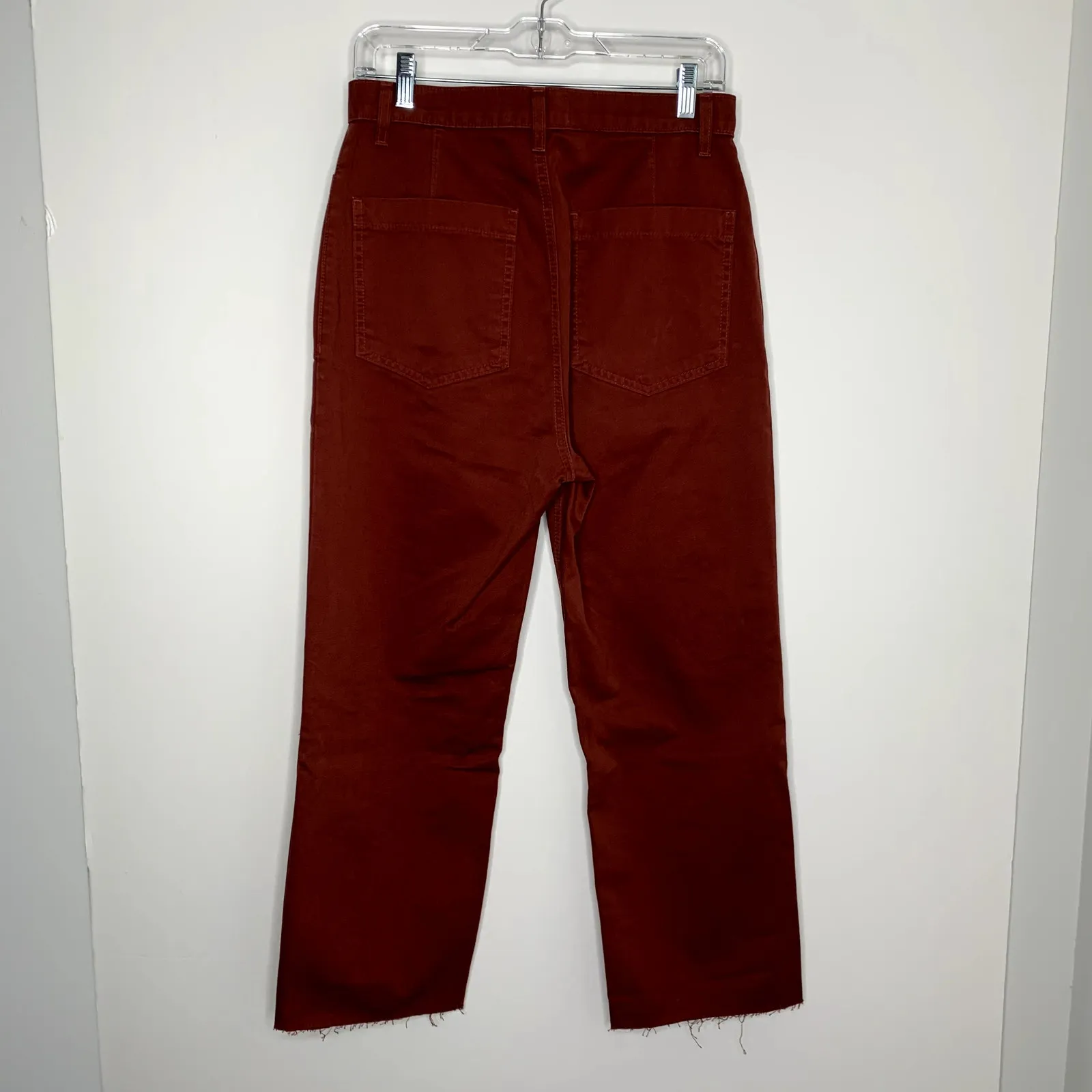 Reformation Alicia Crop Pant Rust Womens Size 29 - Image 4