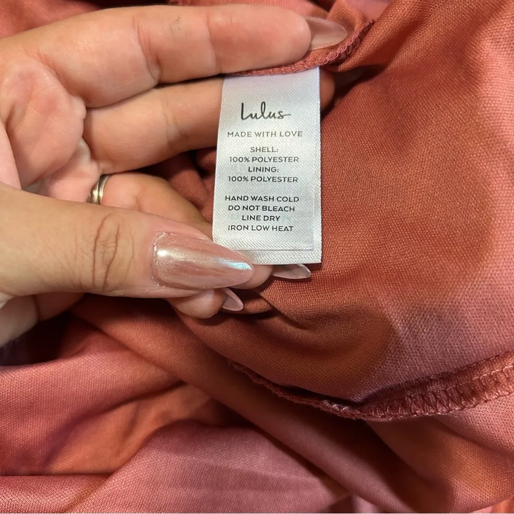 NWT Lulus Elevated Vision Rusty Rose One - Image 11