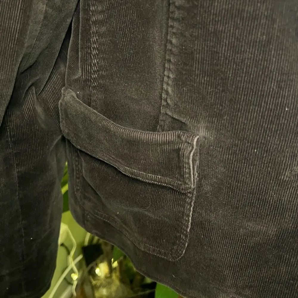 TALBOTS Size 14 Corduroy Brown Blazer, Button Down - Image 3