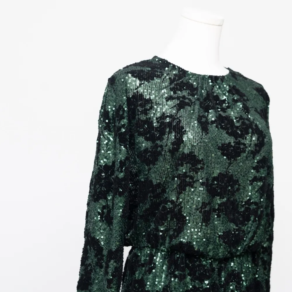 Maje  - Green Sequin Romper. - Image 11